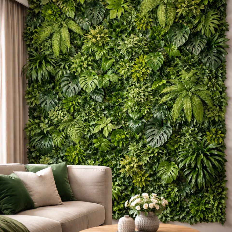 Ogród wertykalny sztuczny